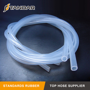 Low Pressure thin wall soft clear platinum cured Medical Grade Silicone tubing