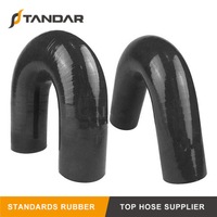 180 Degrees U bend silicone elbow
