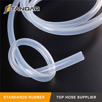 FDA standard high temp clear soft beverage Grade Silicone vacuum Hose