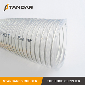 FDA Flexible Food Grade SS wire briaded Reinforced thin wall platinum cured Silicone Hose