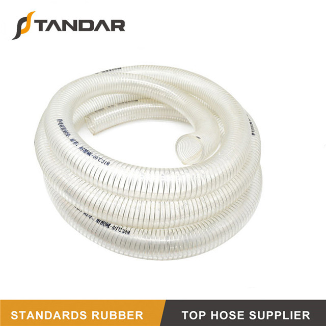high Pressure Flexible Stainless Steel Wire braided Reinforced food grade silicone tubing