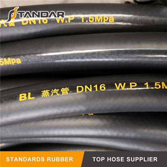 High Pressure steel Wire reinforced flexible Braided RT1 Rubber Steam Hose pipe