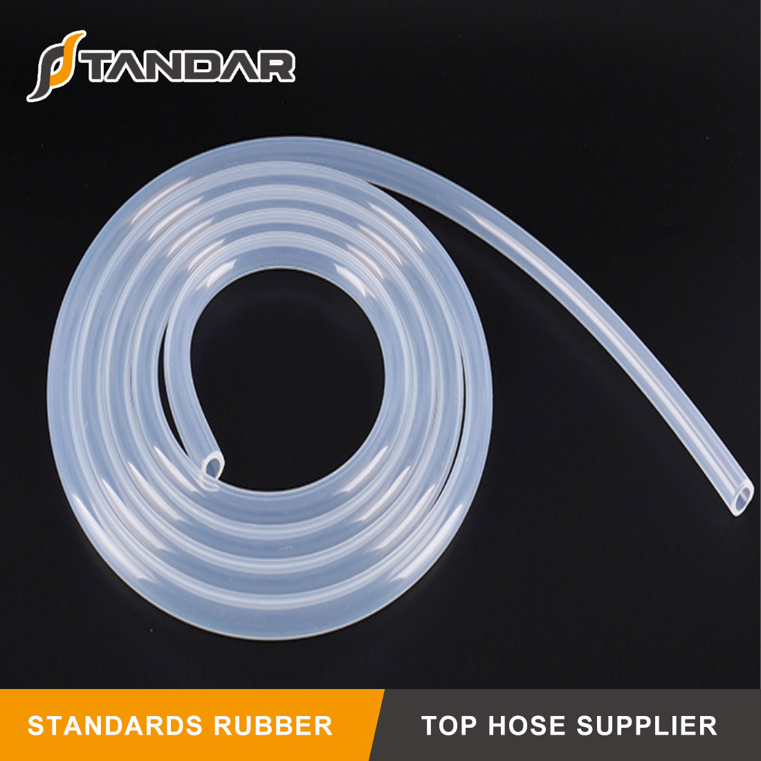 Low Pressure thin wall soft clear platinum cured Medical Grade Silicone tubing