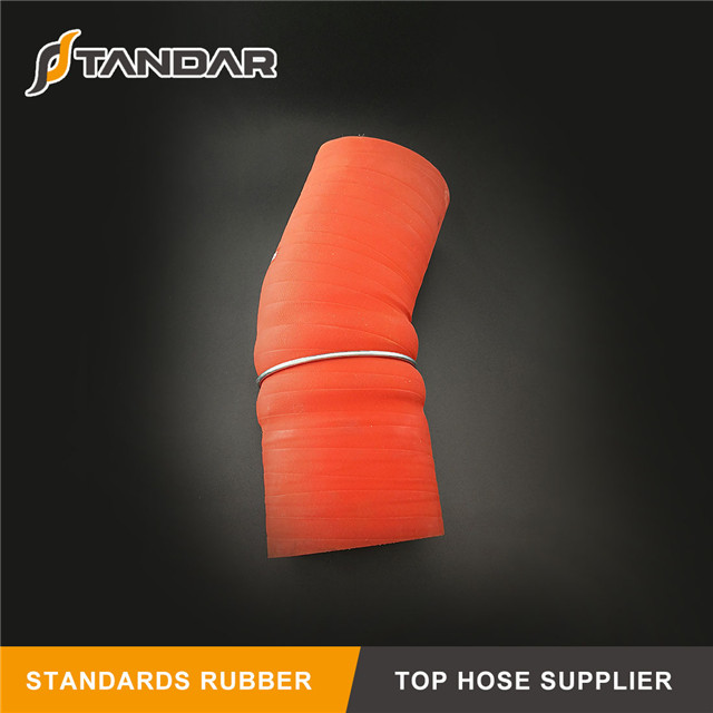 Flexible Smooth Cover Hump Steel Wire Silicone radiator Hose