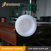 clear soft high temp platinum cured 4-PLY Fabic Reinforced Food Grade Silicone rubber tubing