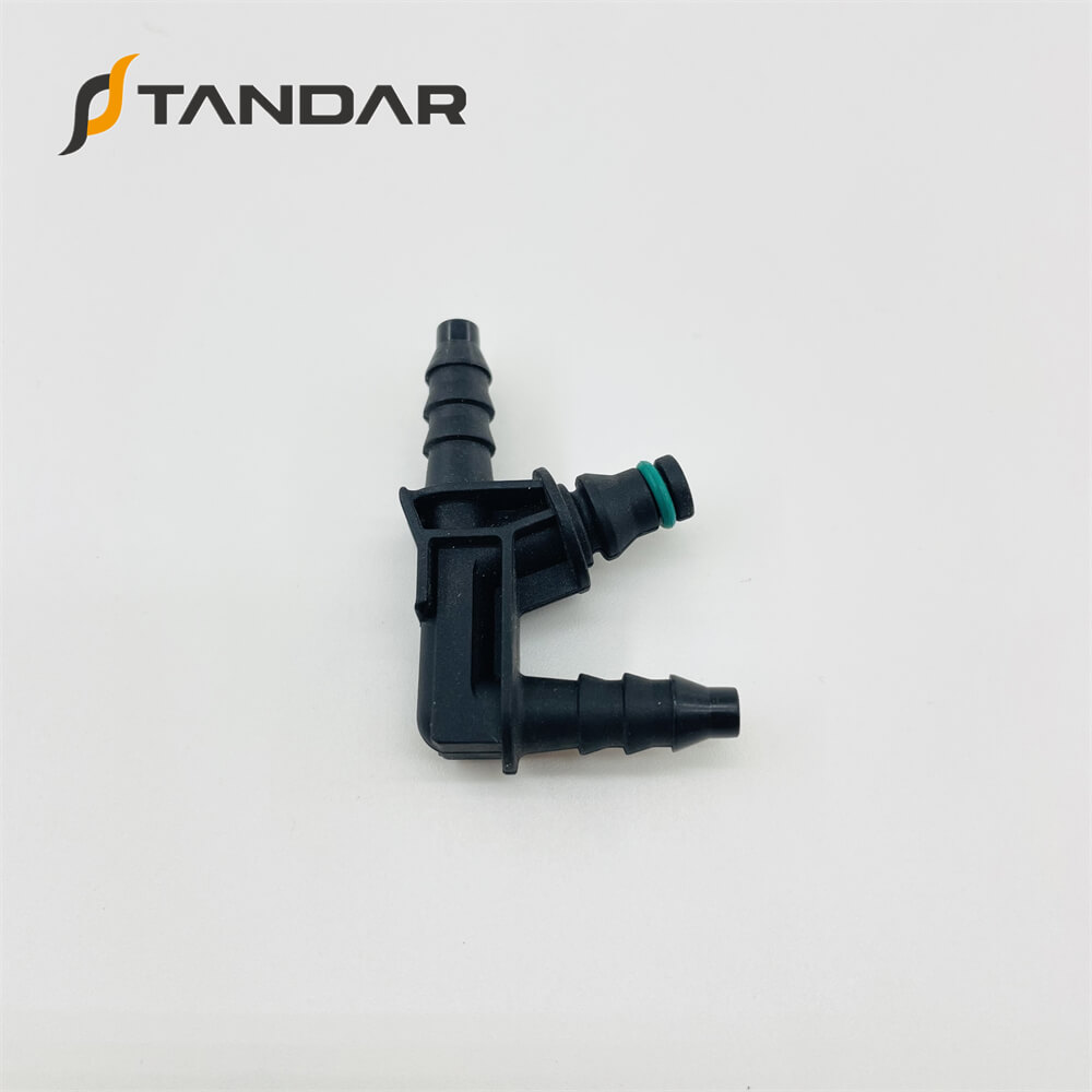 180 Degree Leak Off Pipe Connector For Renault Master Bosch Injectors 