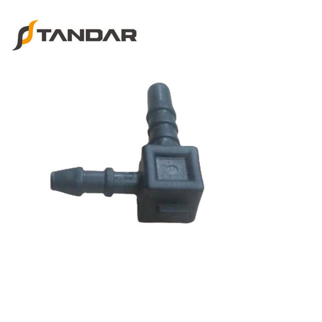 WE011349Y L Shape Leak Off Pipe Connector For Ford Fiesta Engine