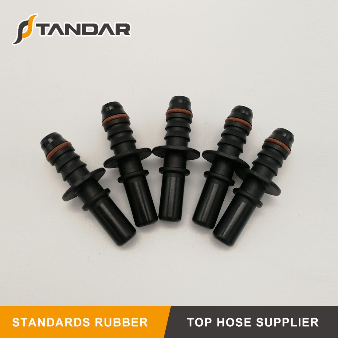 Nylon Straight Fuel Line Male Quick Connector ID 15.82 mm For Auto Motorcylcle Plastic Fuel Hose