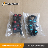 SAEJ2044 6.3MM Fuel Line Quick Connector Fittings For Automobile And Motorcycle