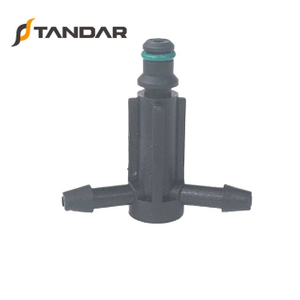 180 Degree Long Type Leak Off Pipe Connector For Ford Common Rail Diesel Injectors